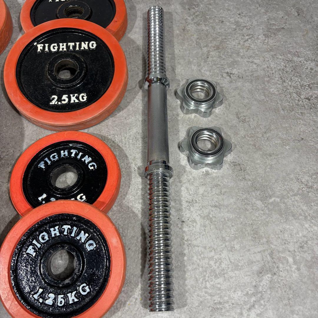 良品 ① FIGHTING ROAD ダンベル 片側 30kg GronG