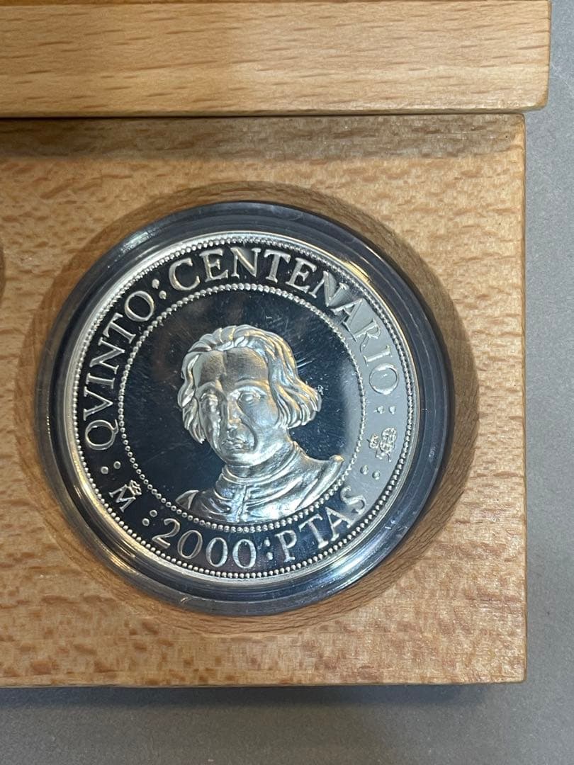 スペイン銀貨 1492-1992 新大陸500周年記念 5枚セット 銀925