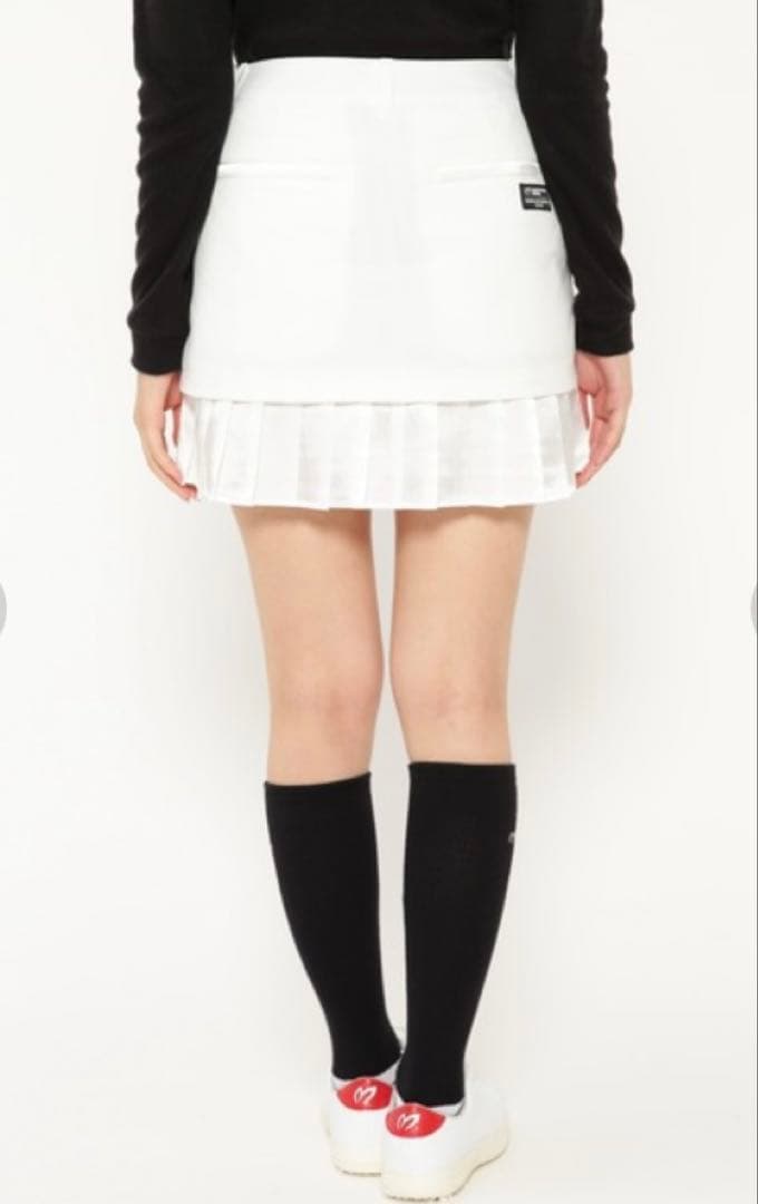 マスターバニーエディション 中綿入り 裾プリーツ スカート 未使用タグ付 1 M