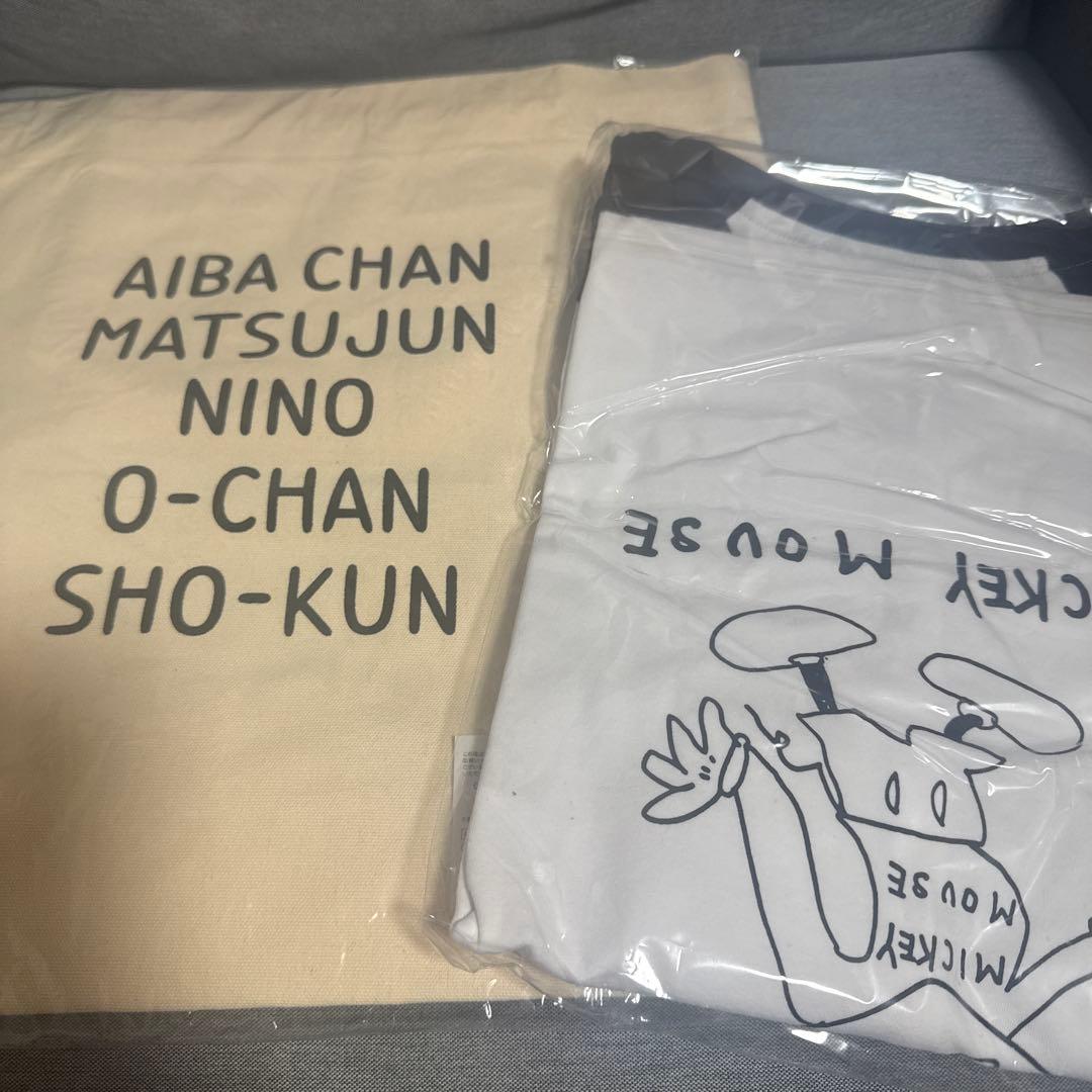 嵐　展覧会　トートバッグ　二宮和也Tシャツ