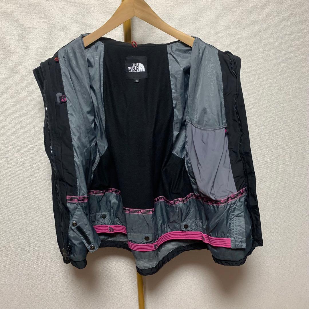 ノースフェイス スキーウェア XL マウンテンジャケット スノボ ブラック 黒