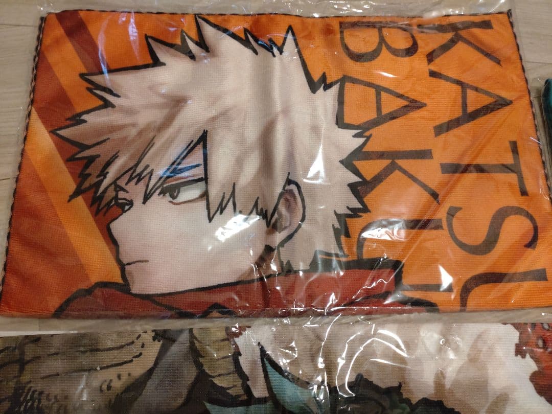 新品未開封　僕のヒーローアカデミア ヒロアカ 大判タオル 緑谷出久 爆豪勝己