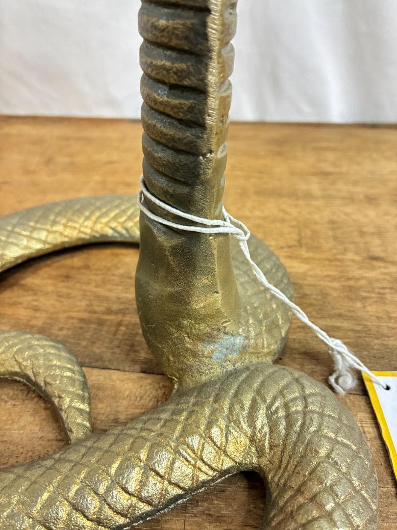 ▪️コブラ　オブジェ▪️ ゴールド　置物　約60cm 　アジアン雑貨　金運UP