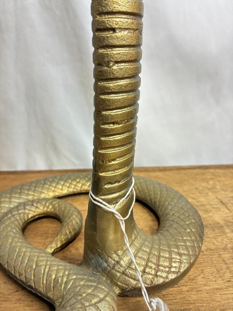 ▪️コブラ　オブジェ▪️ ゴールド　置物　約60cm 　アジアン雑貨　金運UP