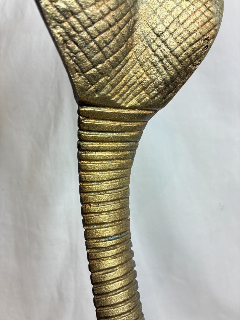 ▪️コブラ　オブジェ▪️ ゴールド　置物　約60cm 　アジアン雑貨　金運UP