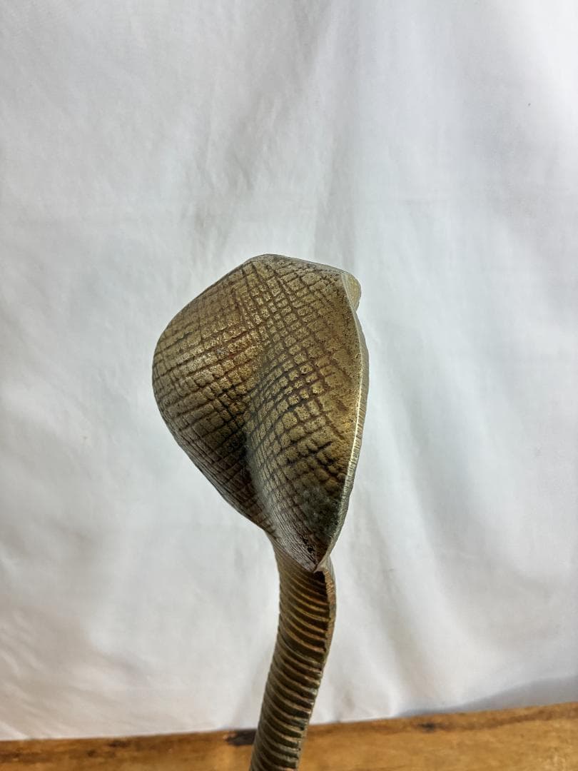 ▪️コブラ　オブジェ▪️ ゴールド　置物　約60cm 　アジアン雑貨　金運UP