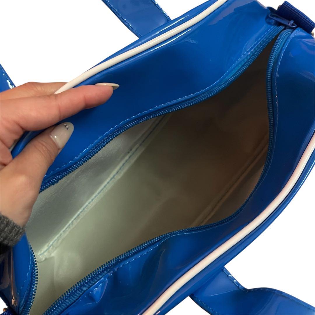 埼玉西武ライオンズ ロゴ入り ボストンバッグ ブルー 2WAY