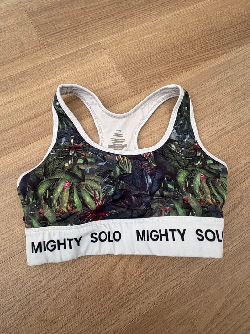 MIGHTY SOLO 植物柄 ヨガウェアセットサイズ4