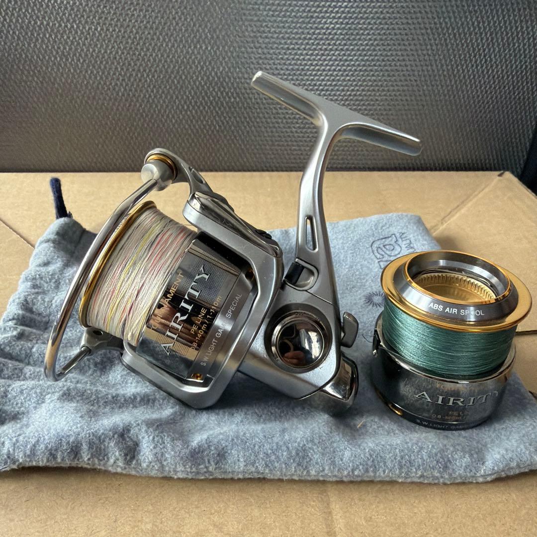 パパAIRITY 2506 スピニングリール スペアスプール付き