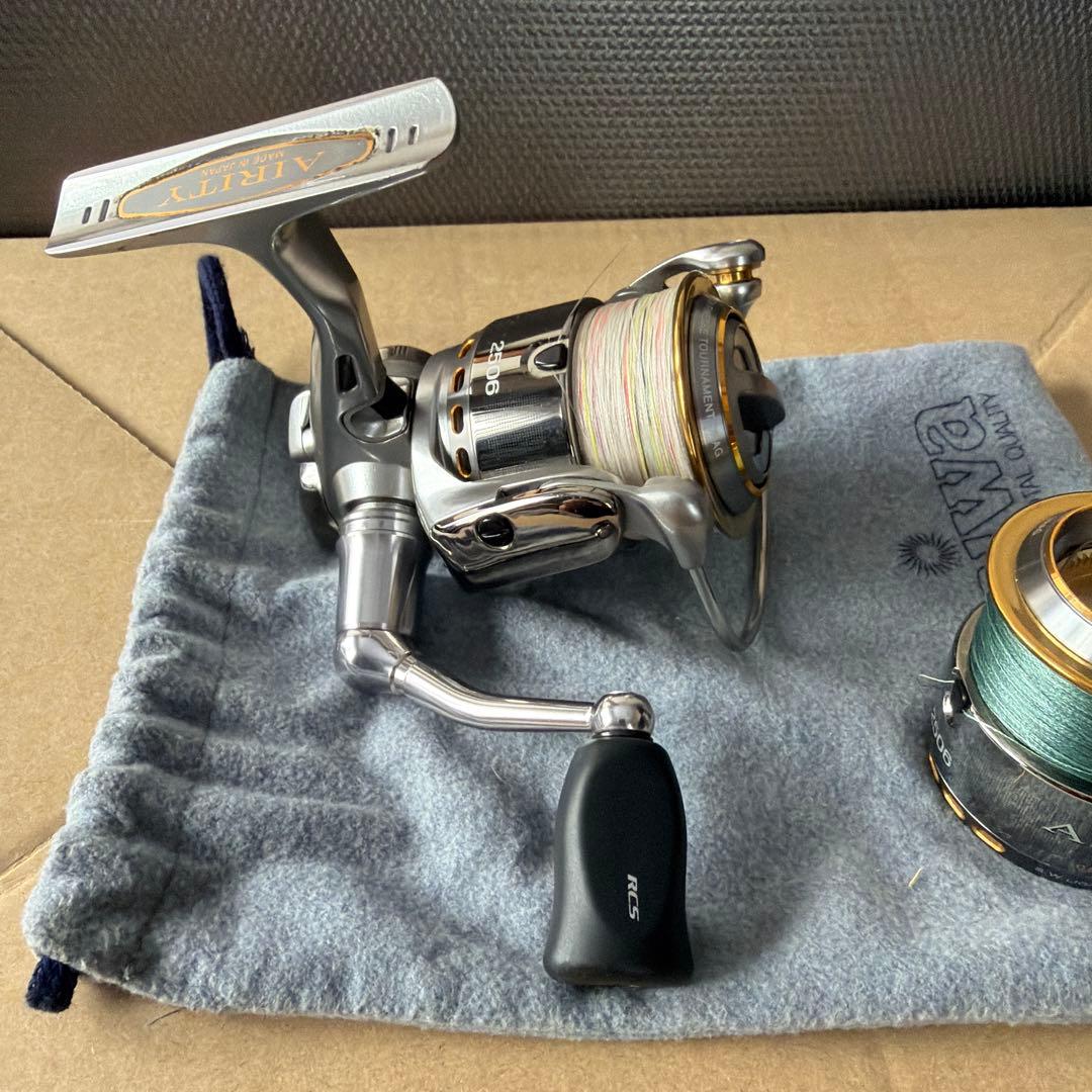 パパAIRITY 2506 スピニングリール スペアスプール付き