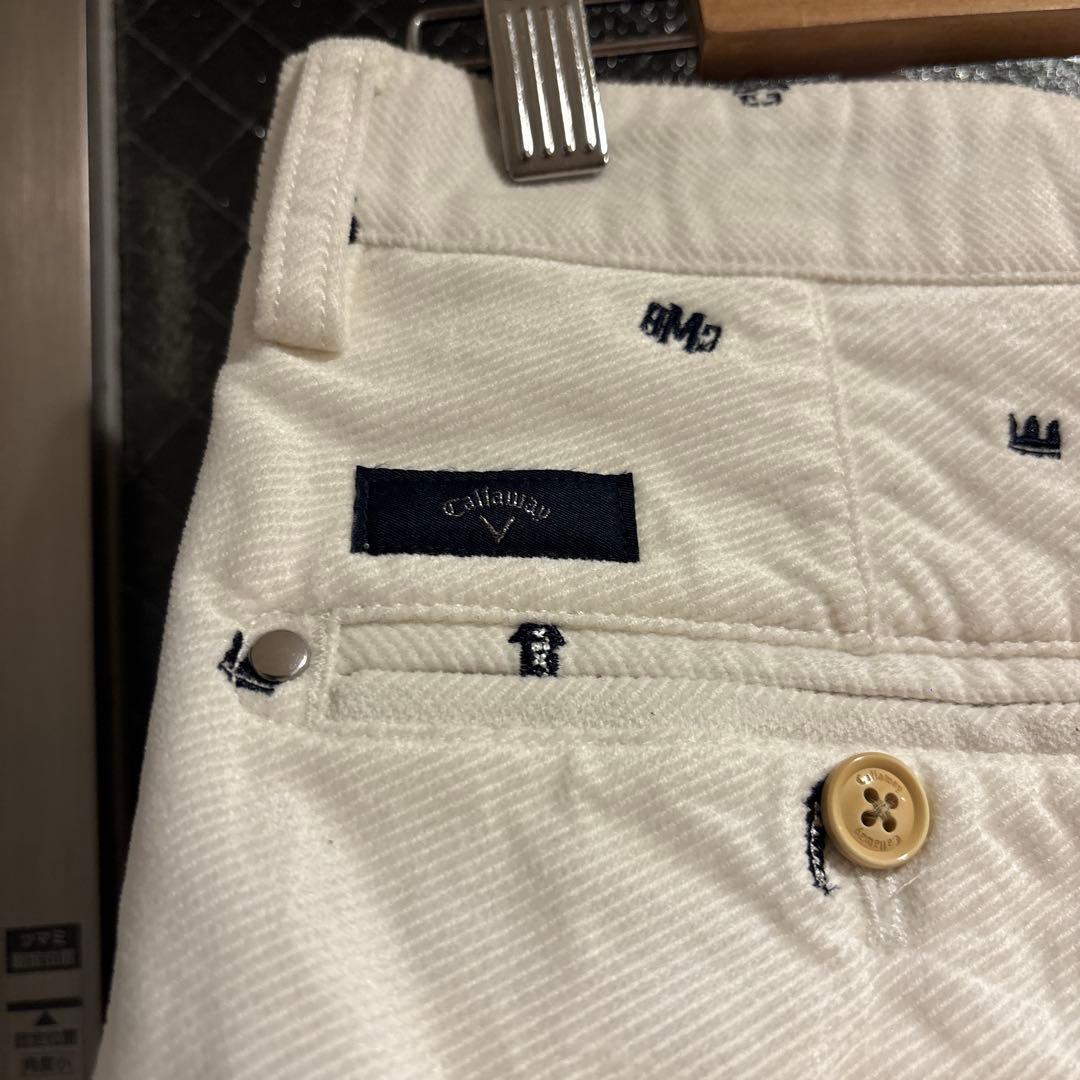 Callaway Golf ホワイトプリントパンツ