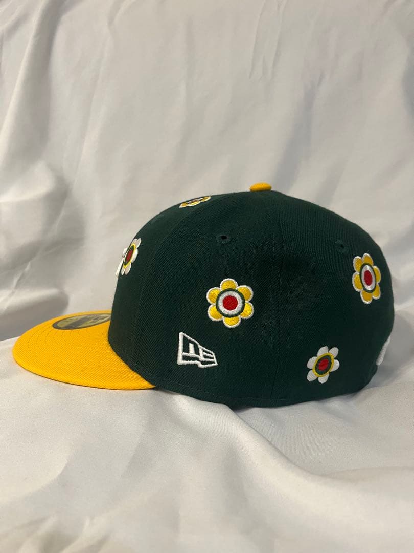 New Era 59FIFTY キャップ 花柄刺繍 7 1/4