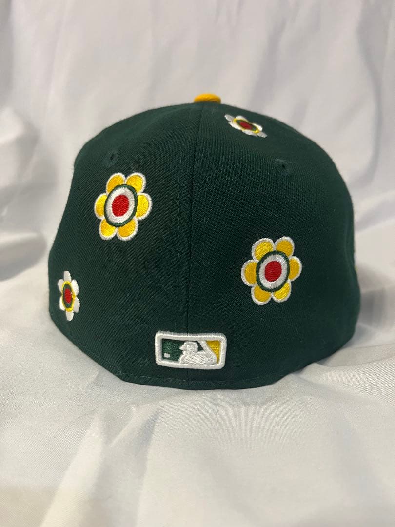 New Era 59FIFTY キャップ 花柄刺繍 7 1/4