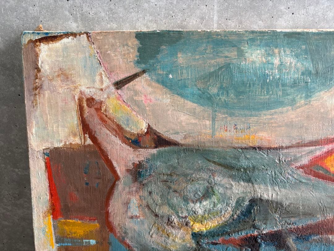 竹中三郎　油絵　「鳥」