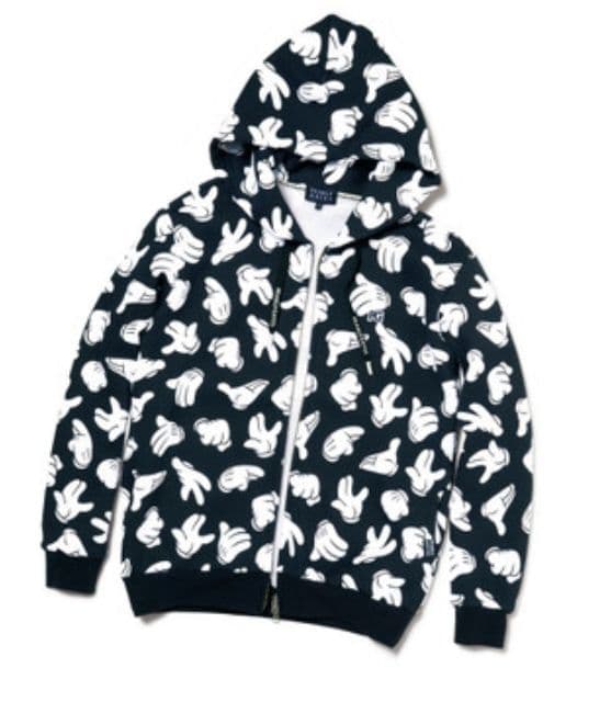 サイズ1PEARLY GATES 裏毛起毛パーカー MICKEY  SERIES