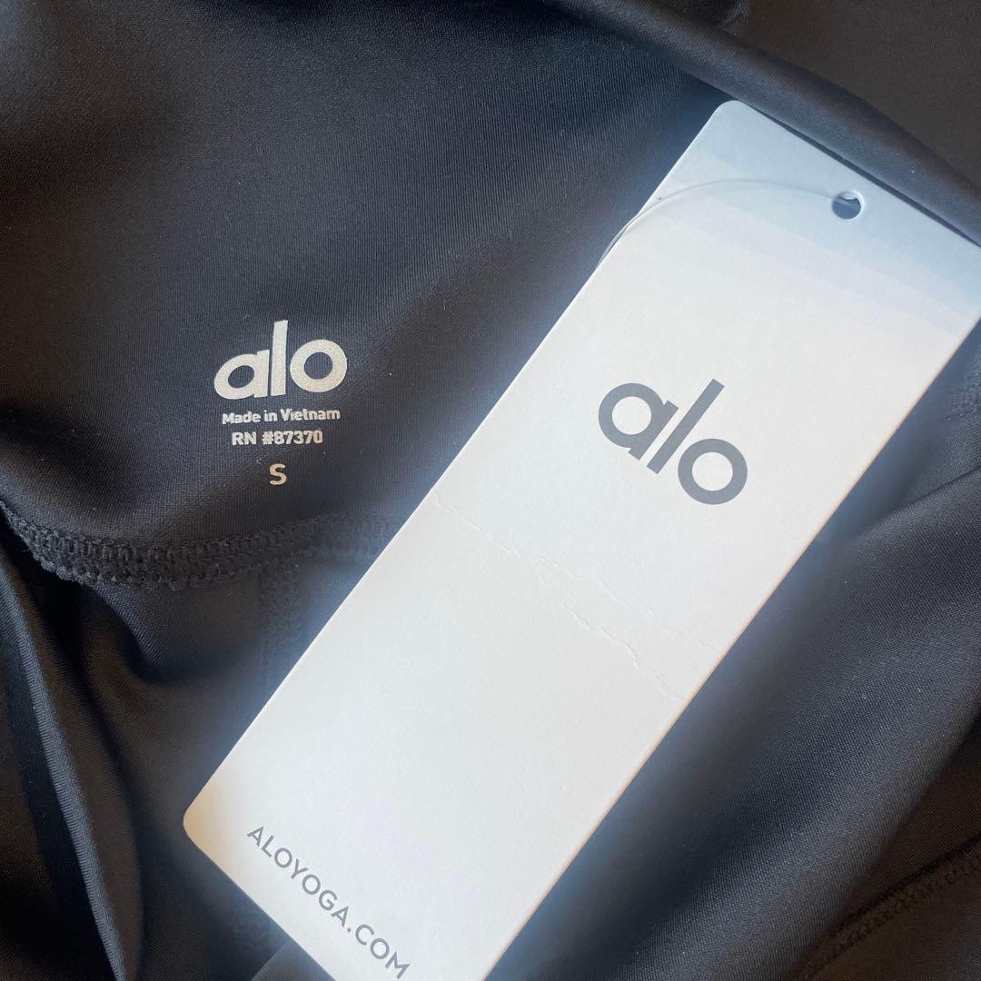 alo ヨガパンツ ブラック S タグ付き　新品同様