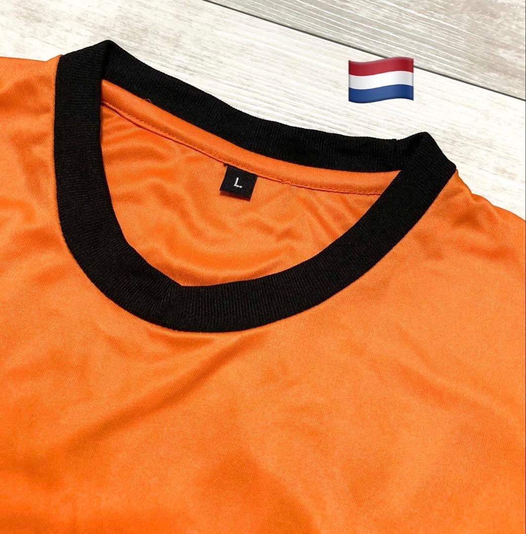 希少品！サッカー オランダ代表 エムブレム× viking メンズ 半袖Ｔシャツ