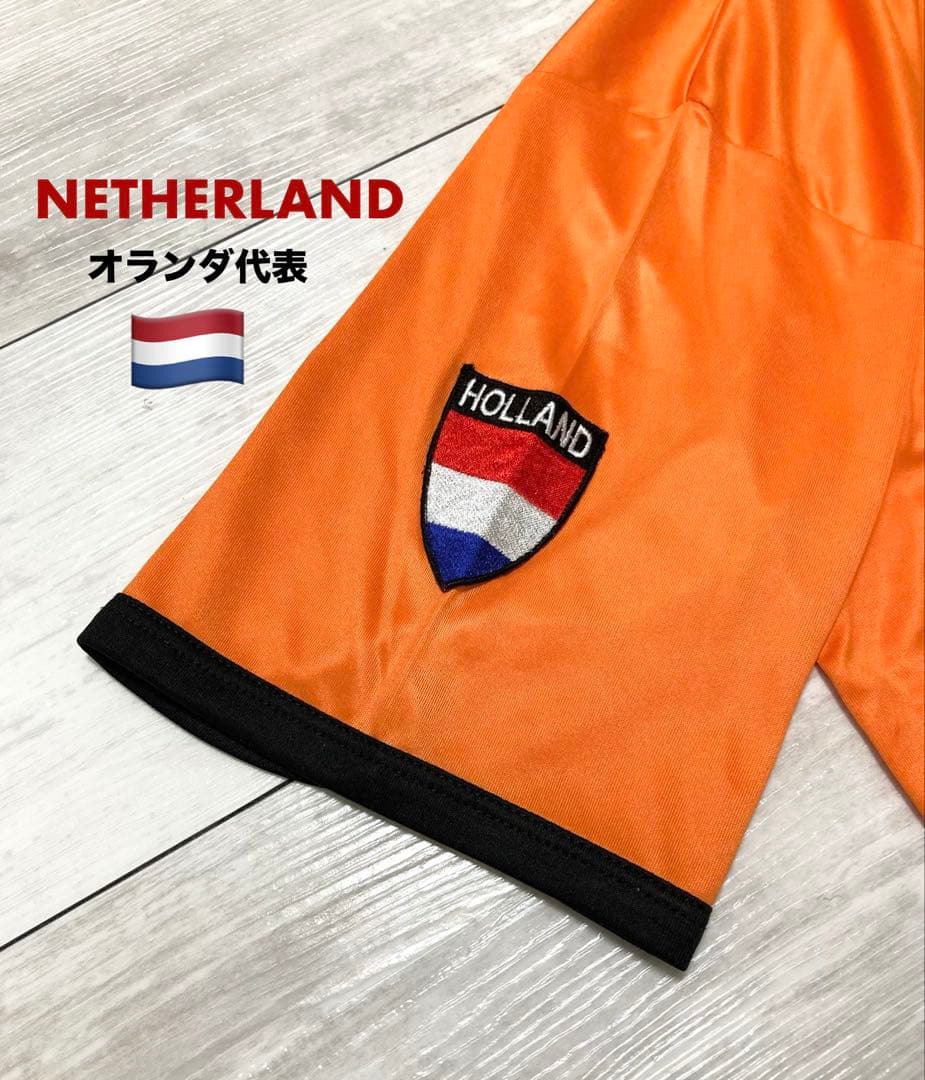 希少品！サッカー オランダ代表 エムブレム× viking メンズ 半袖Ｔシャツ