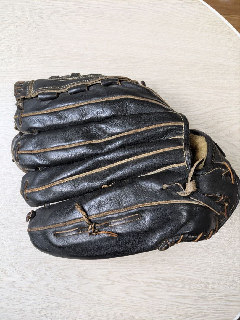 グローブ 右投げ用　ZETT ブラック　巨人石毛博史投手使用