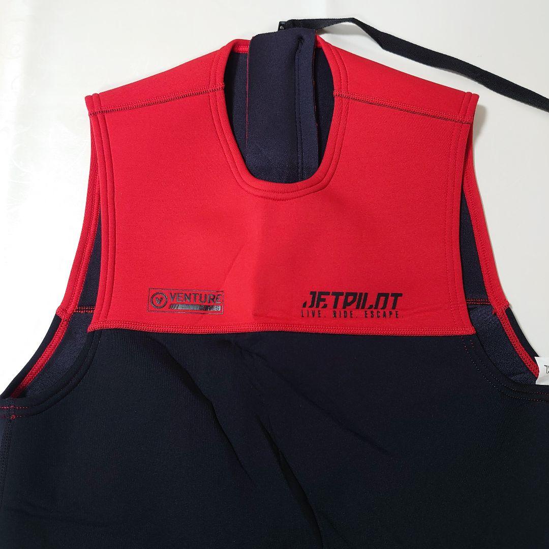 英*吉様 JETPILOT ウェットスーツ ロングジョン XL ブラック×レッド