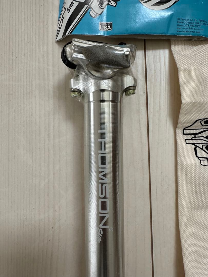 THOMSON Elite Seatpost 31.6 x 367mm シルバー