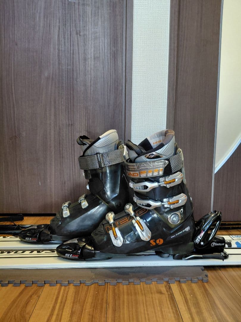 大特価❗高品質❗SALOMON 男女兼用 スキーセット メンテ・WAX済み✔