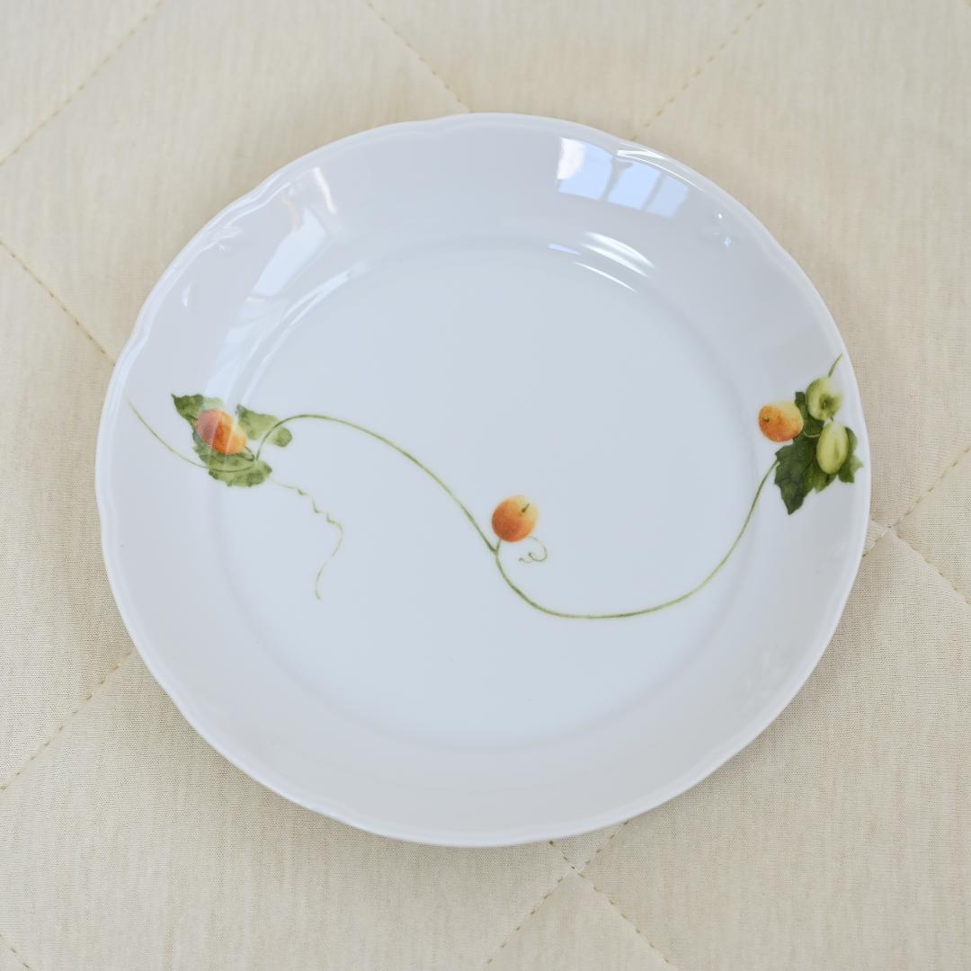 NARUMI ナルミ食器セット 植物模様 パーティーセット 大皿1 小皿5 箱付