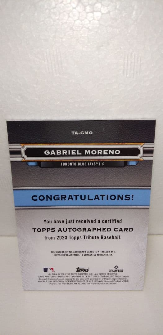 スポーツ選手 TOPPS TRIBUTE AUTOGRAPHS