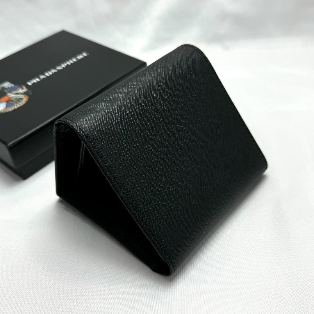 ノベルティ PRADA プラダ 三つ折り財布 ブラック