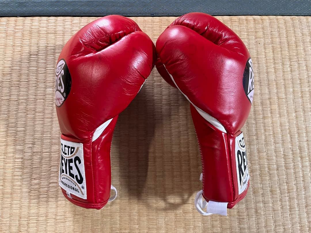 CLETO REYES プロフェッショナル ボクシンググローブ レッド 8oz