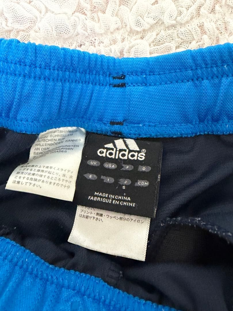 adidas トレーニングジャケット のみ黒/青セット