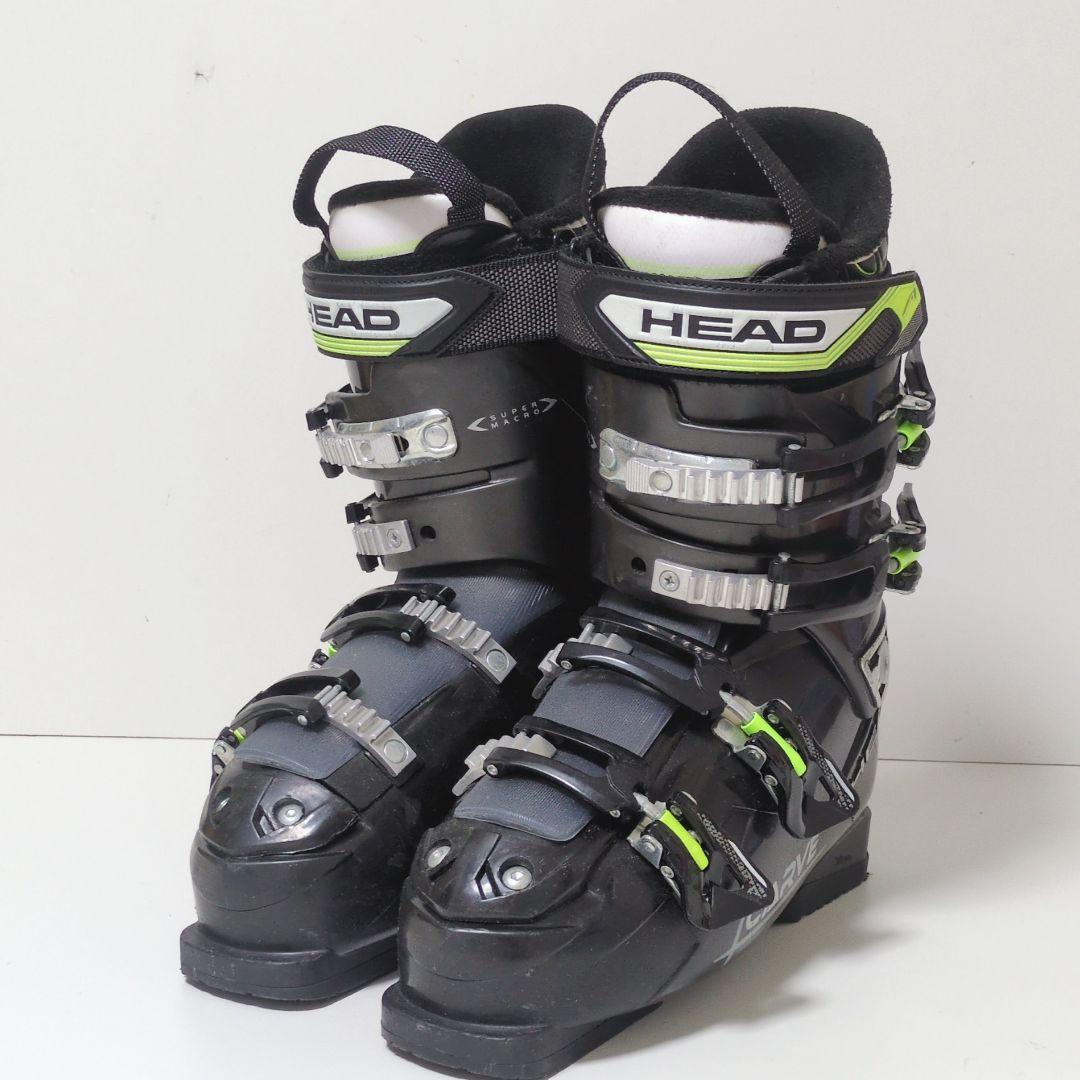 【良品】HEADヘッド CARVE スキーブーツ 黒ブラック26.0〜26.5