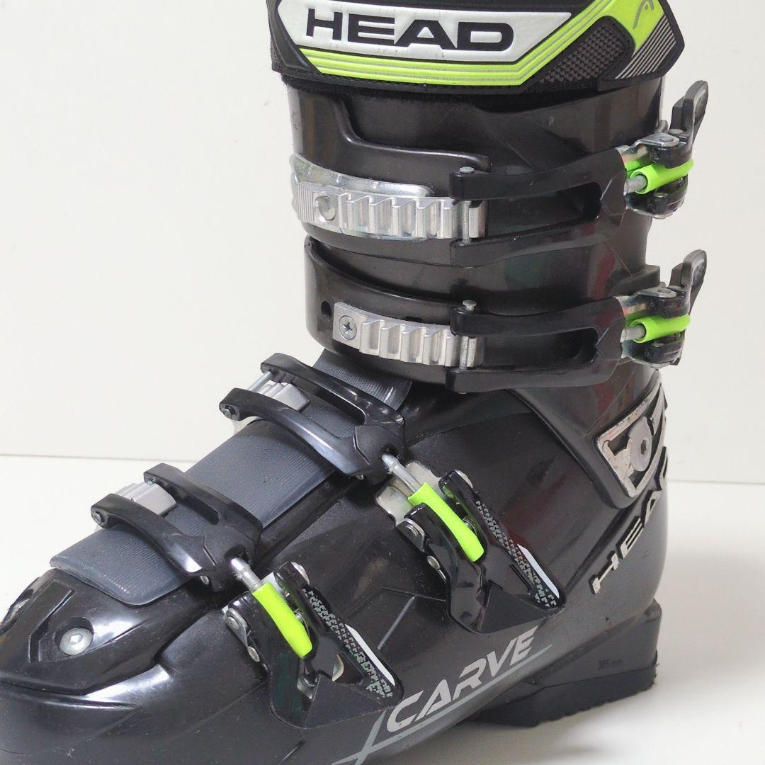 【良品】HEADヘッド CARVE スキーブーツ 黒ブラック26.0〜26.5
