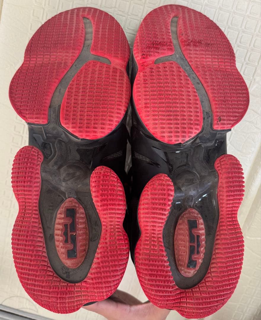 Nike LeBron 18 ブラック/レッ29cm
