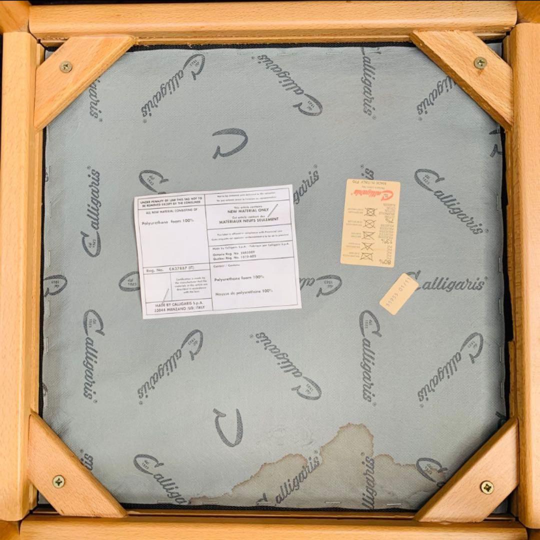 美品‼️Calligaris カリガリス椅子 ナチュラルウッドイタリア製２脚セット
