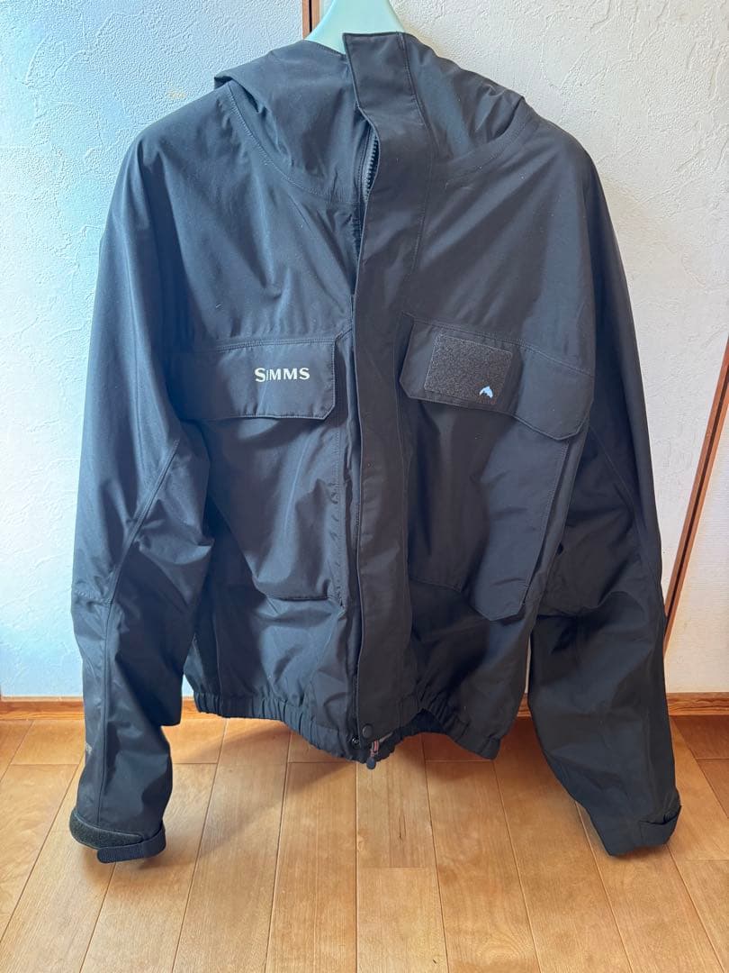 SIMMS シムス　ゴアテックス　ジャケット　サイズL ブラック(黒)