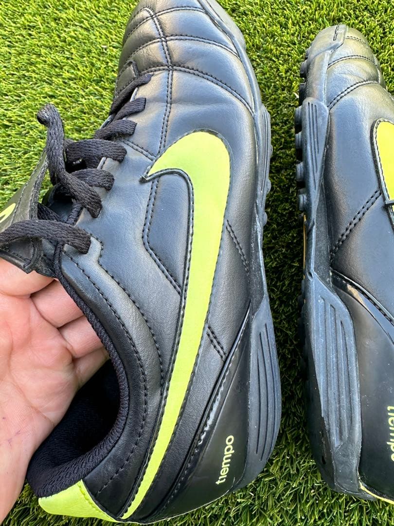 シューズ Nike Tiempo Natural II Volt Leather