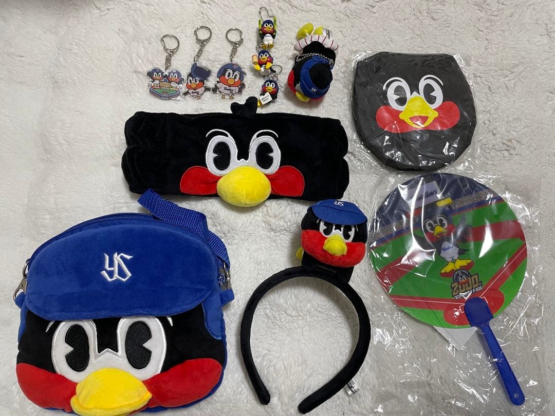 つば九郎 グッズまとめ売り カチューシャ ヘアバンド ポシェット