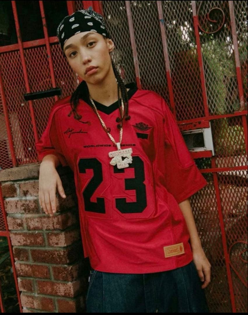シャツ Nike Jordan x LEVI'S Red Jersey Tops Red