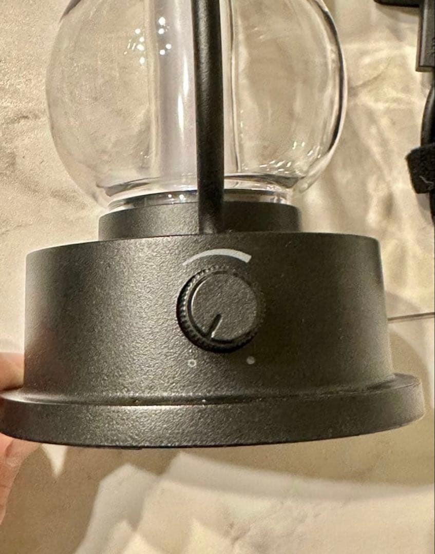BALMUDA ランタン ブラック 充電器付き