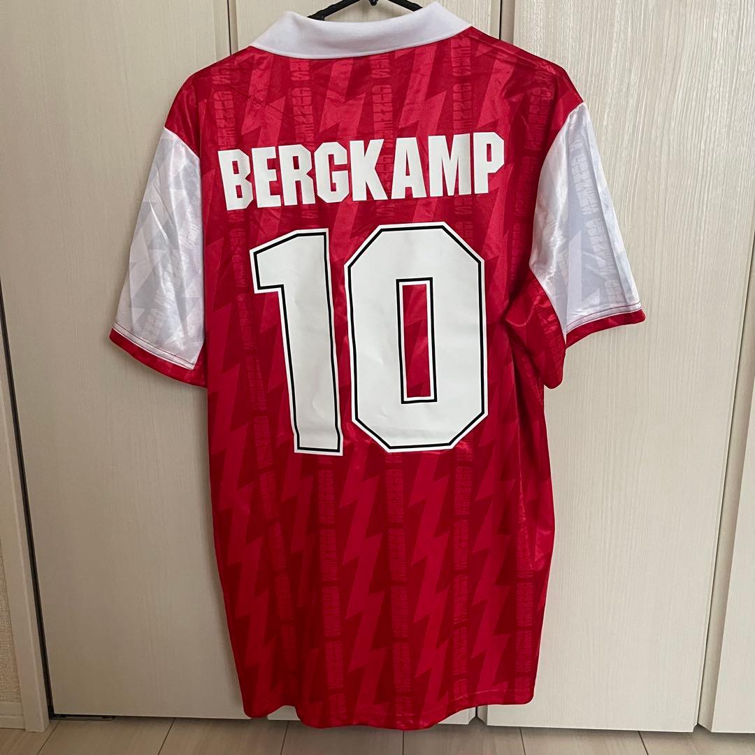 アーセナル1994/96 ベルカンプNIKE サッカーユニフォームarsenal