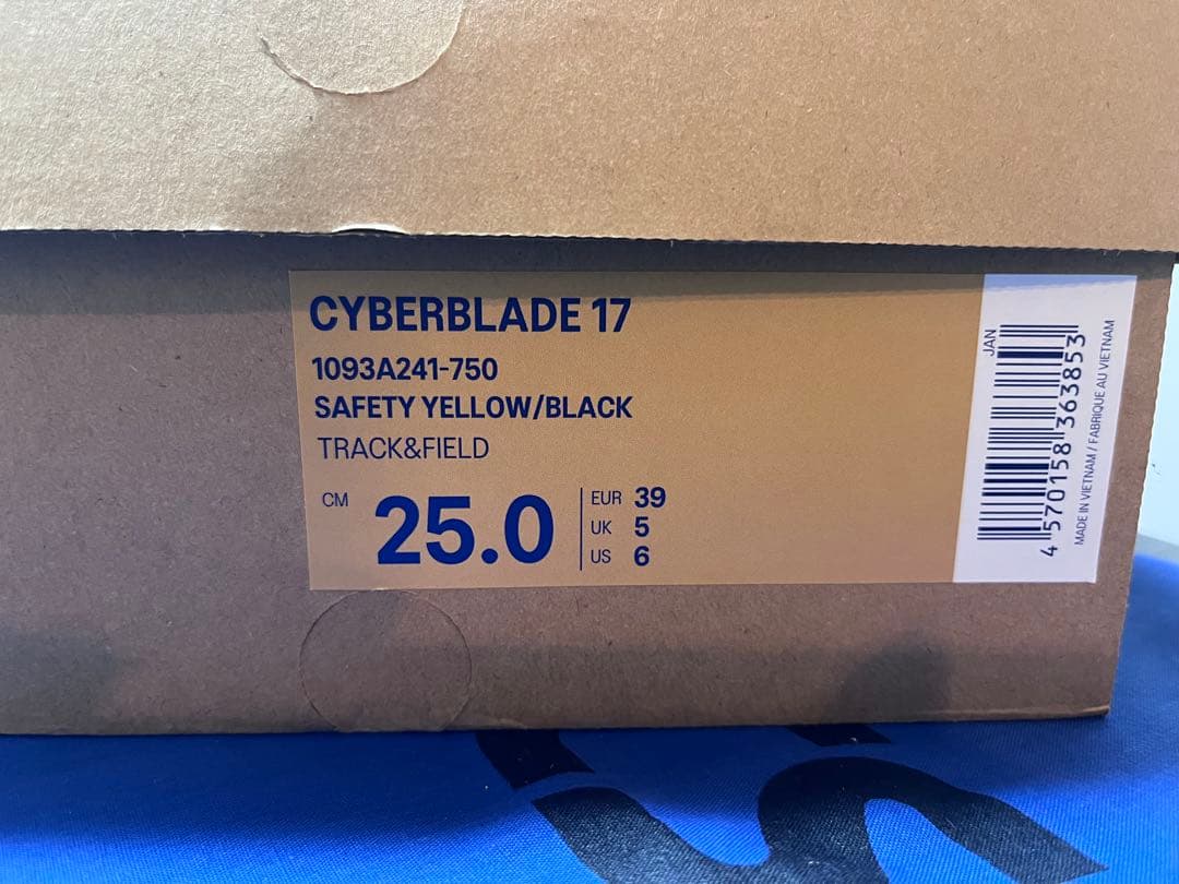 asics CYBERBLADE 17 25.0cmスパイクシューズ