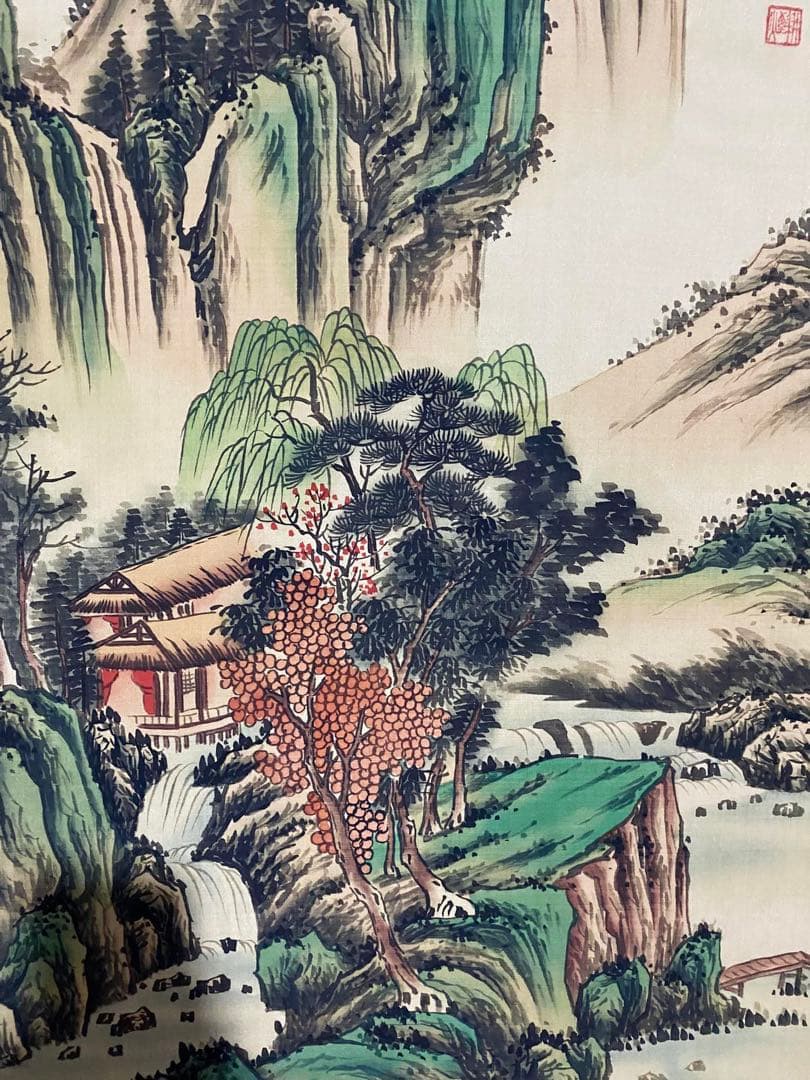 王翚 隐居图 中国画 掛け軸 水墨画 和室 玄関 茶室 壁掛け 美術品