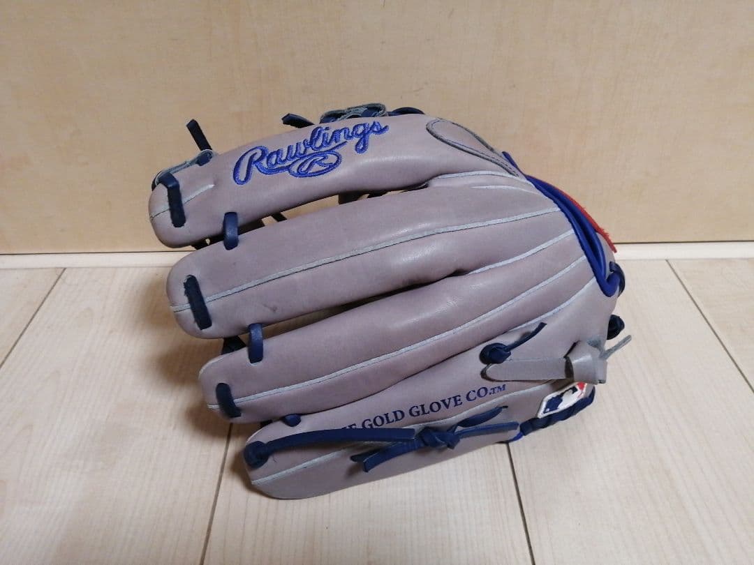 Rawlings ローリングス 軟式グローブ グレー/ブルー 右投げ