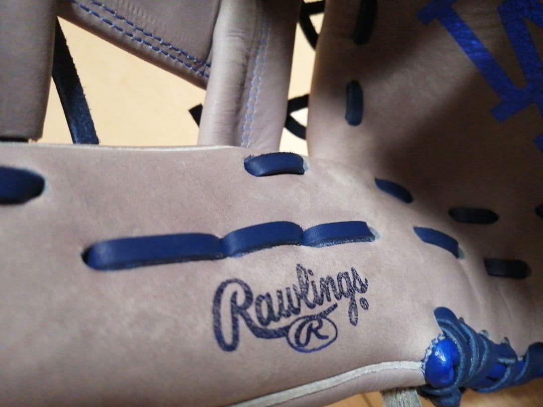 Rawlings ローリングス 軟式グローブ グレー/ブルー 右投げ