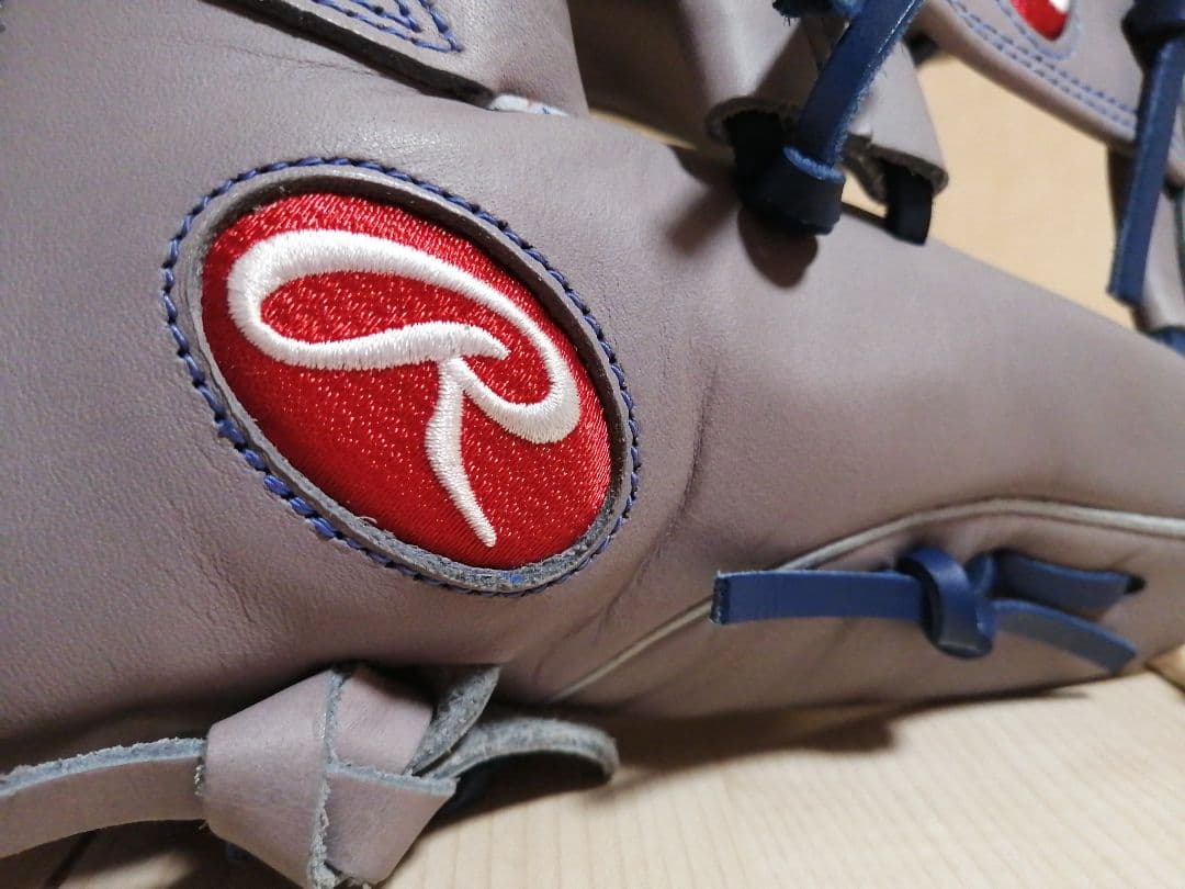 Rawlings ローリングス 軟式グローブ グレー/ブルー 右投げ