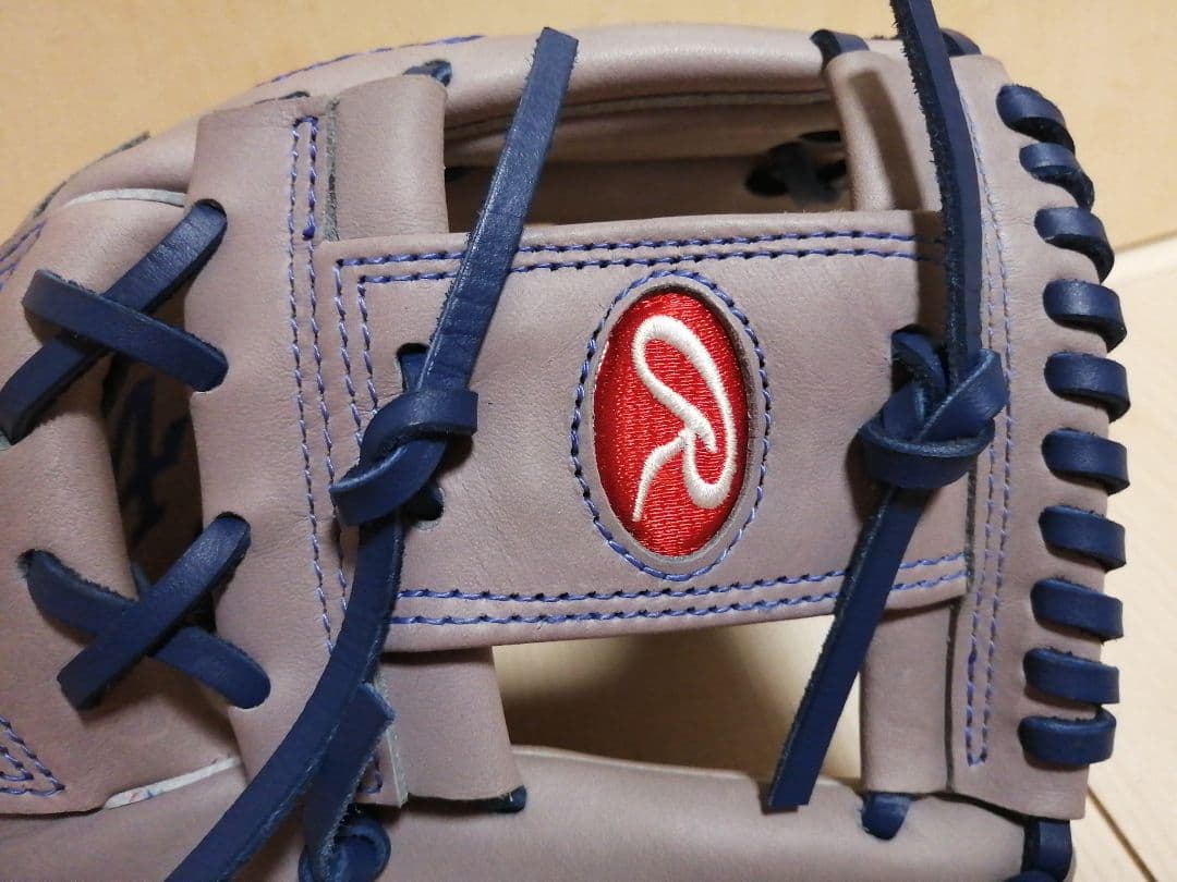 Rawlings ローリングス 軟式グローブ グレー/ブルー 右投げ