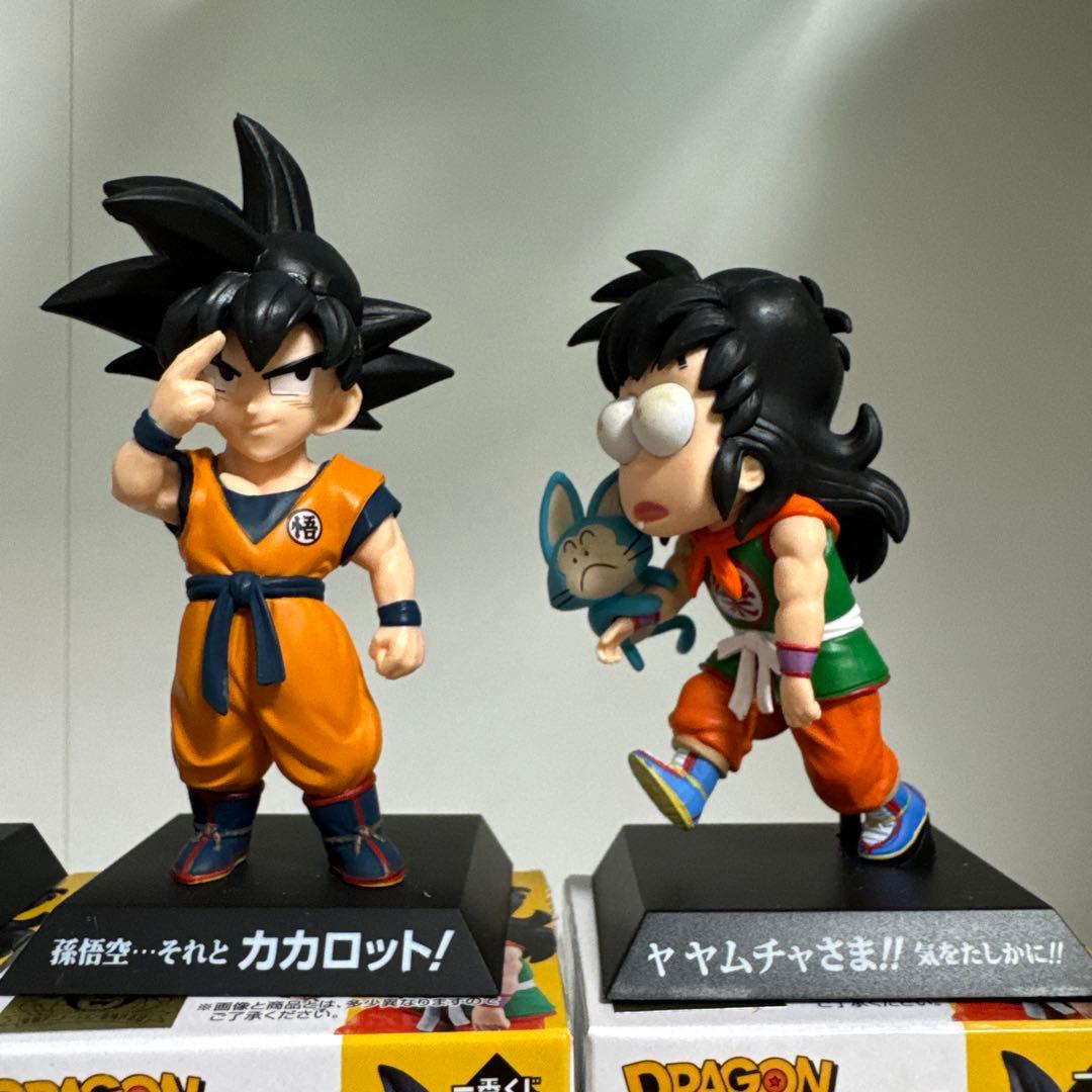ドラゴンボール　一番くじ　D賞 ヤムチャ　孫悟空　ブロリー　ブルマ　コンプ