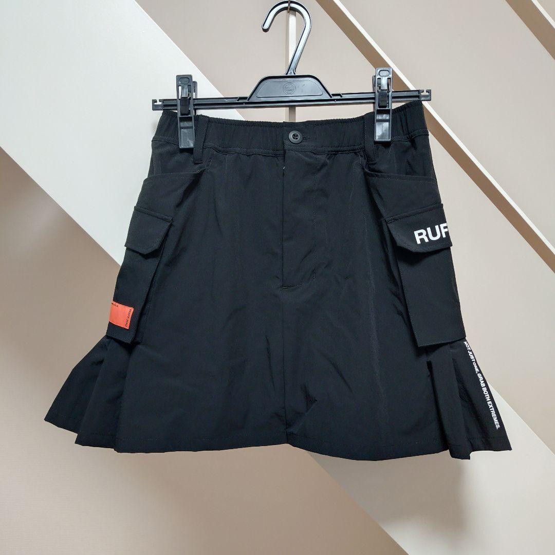 S ラフロッグ RUFFLOG ゴルフ レディース スカート インナー ブラック