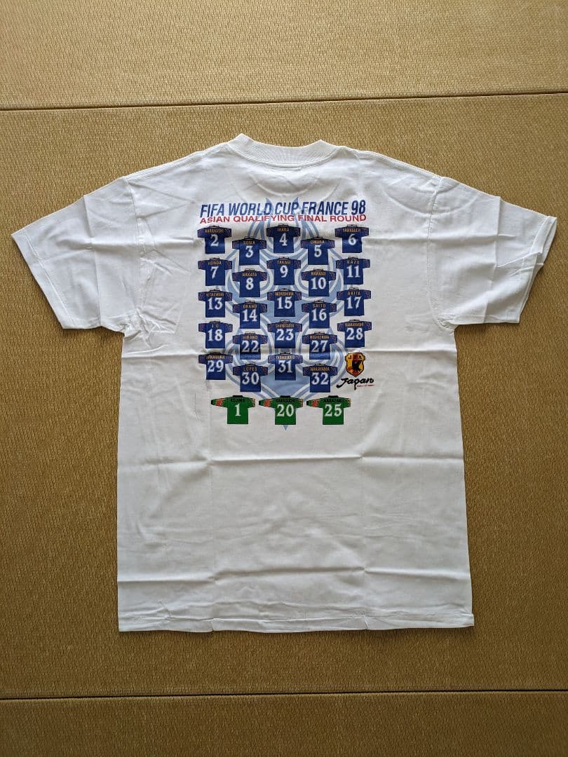 サッカー　日本代表　1997年　フランスワールドカップ最終予選　シャツ　未着用